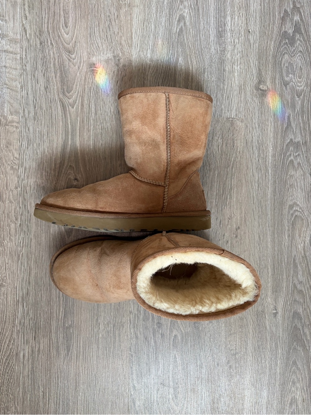 UGG Women's Short ll Boots in Chestnut/Tan - Size 7